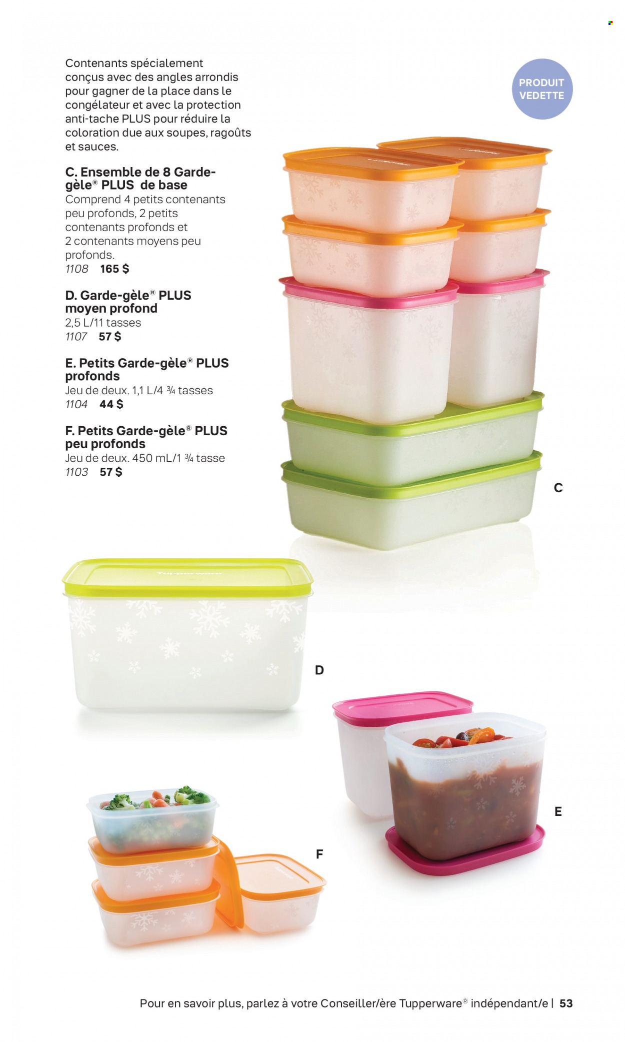 Tupperware flyer . Page 53.