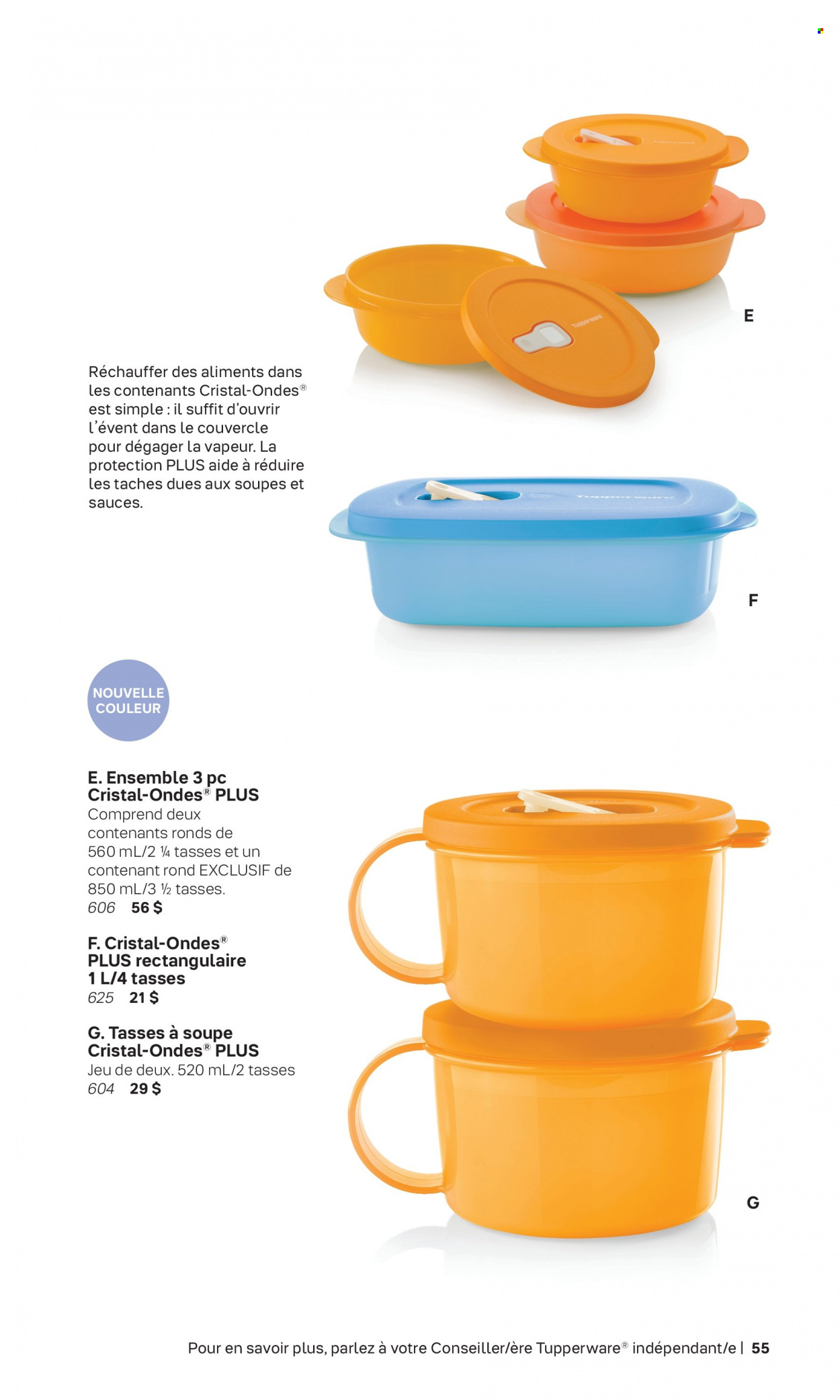 Tupperware flyer . Page 55.