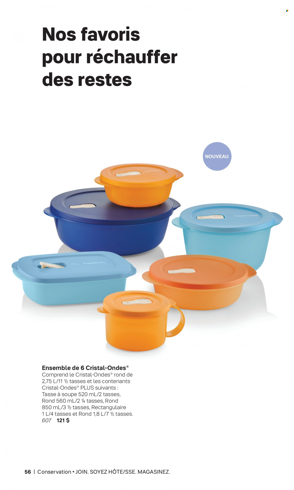 Tupperware flyer . Page 56.