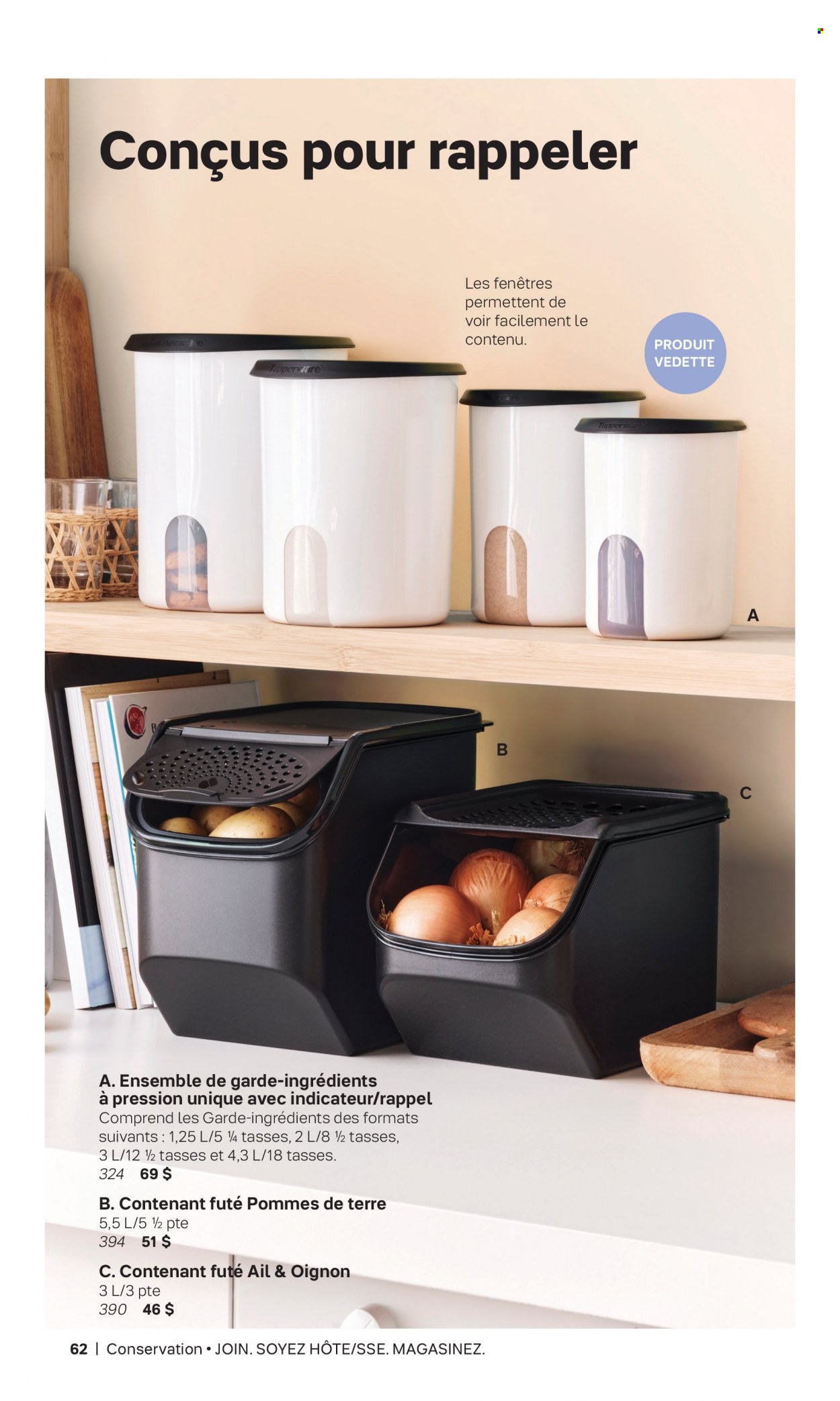 Tupperware flyer . Page 62.