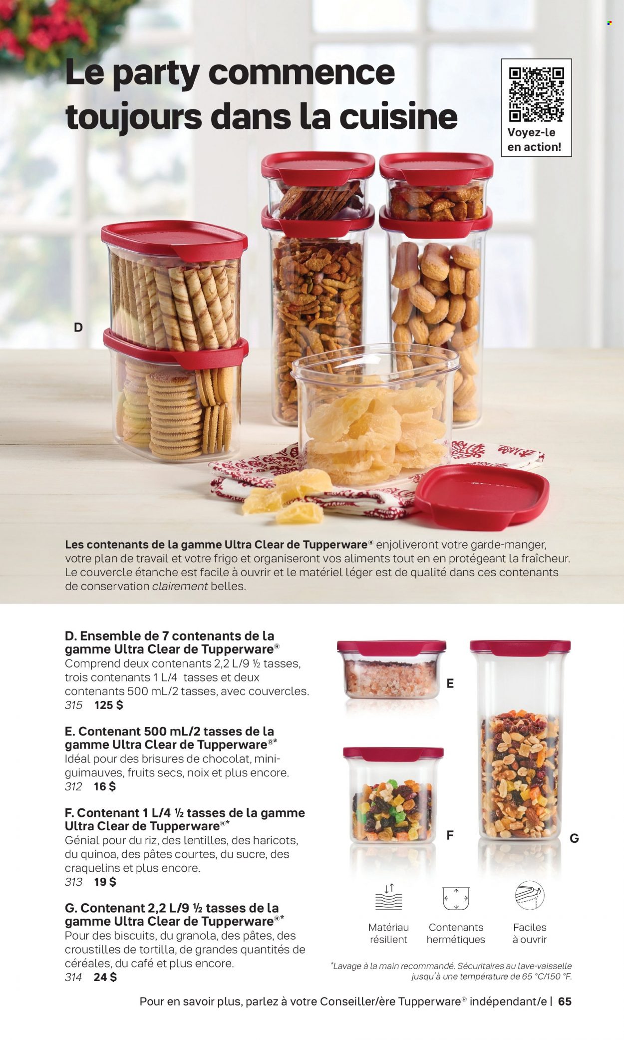 Tupperware flyer . Page 65.