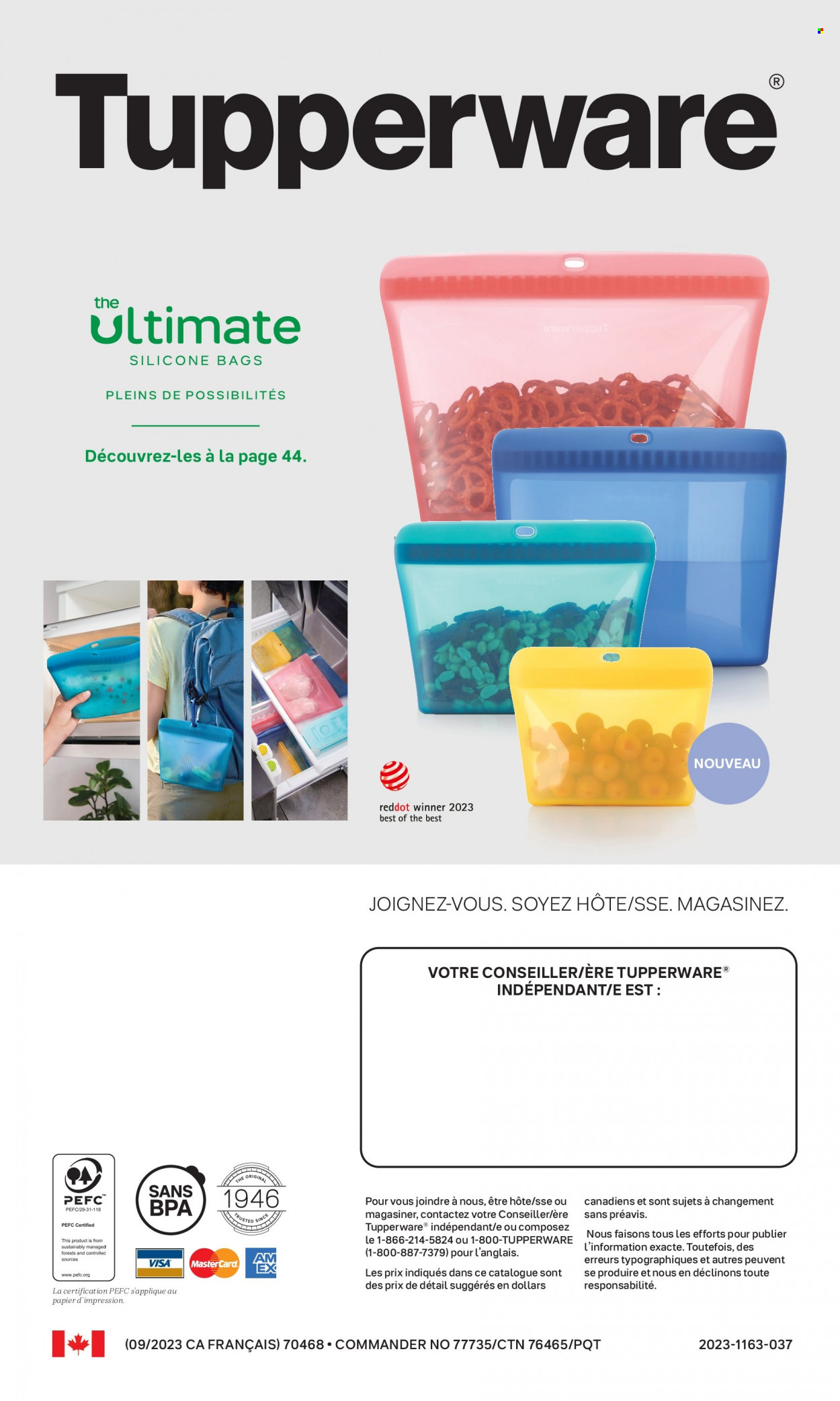Tupperware flyer . Page 76.