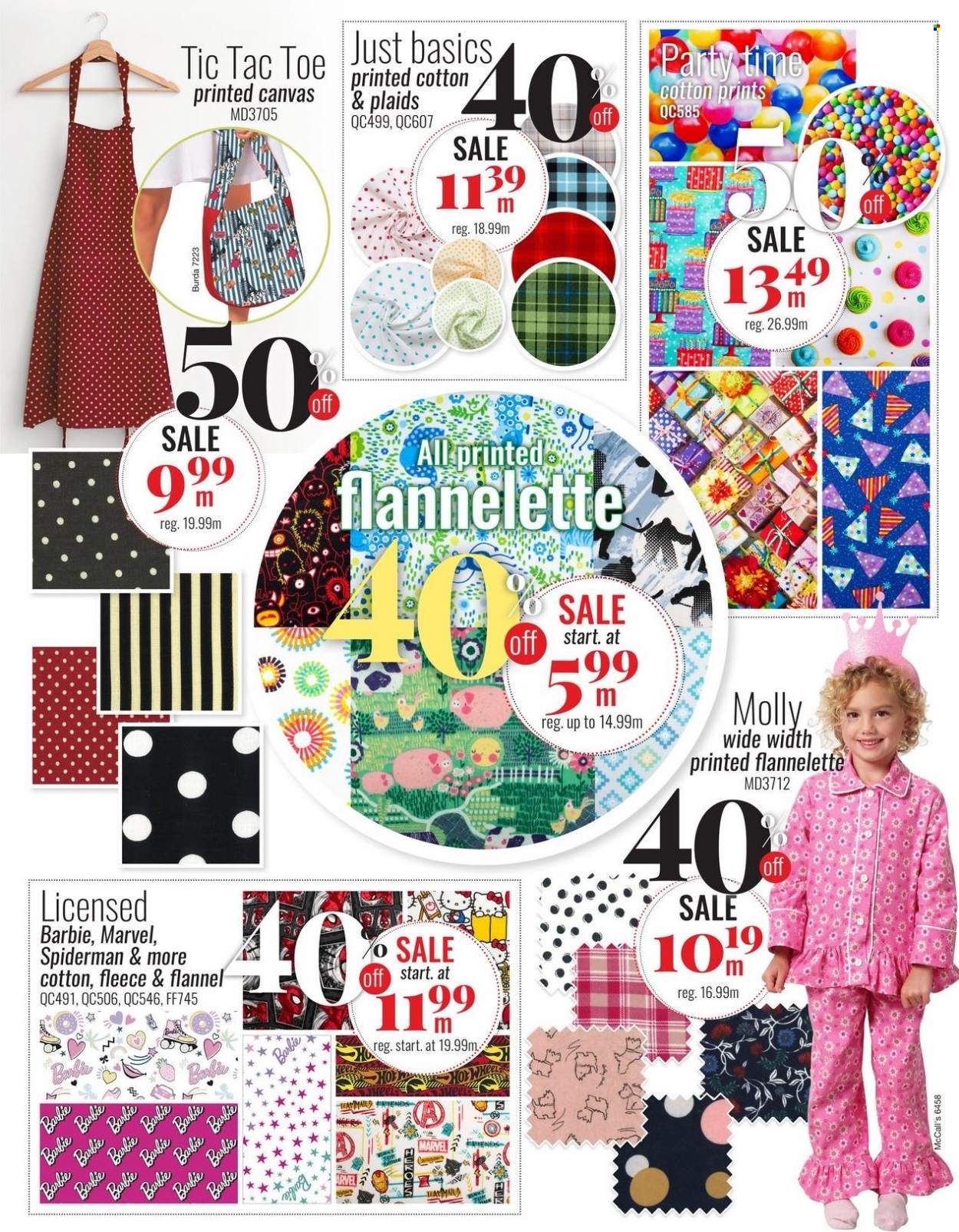 Fabricville flyer  - September 05, 2023 - October 01, 2023. Page 7.