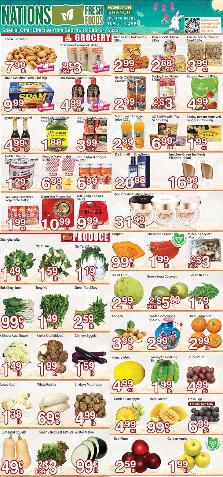 Nations Fresh Foods flyer  - September 15, 2023 - September 21, 2023. Page 1.