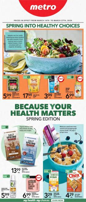 Metro - Health and Wellness Digital Specialty Flyer