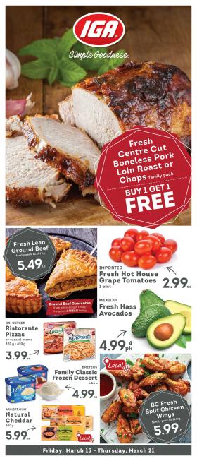 IGA Simple Goodness - Weekly Deals
