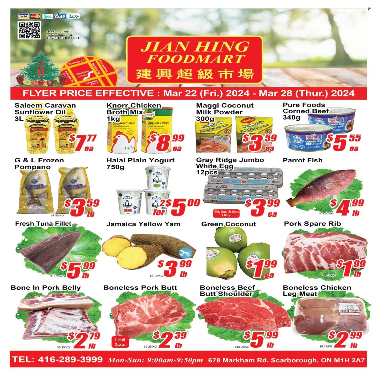 Jian Hing Supermarket flyer  - March 22, 2024 - March 28, 2024.