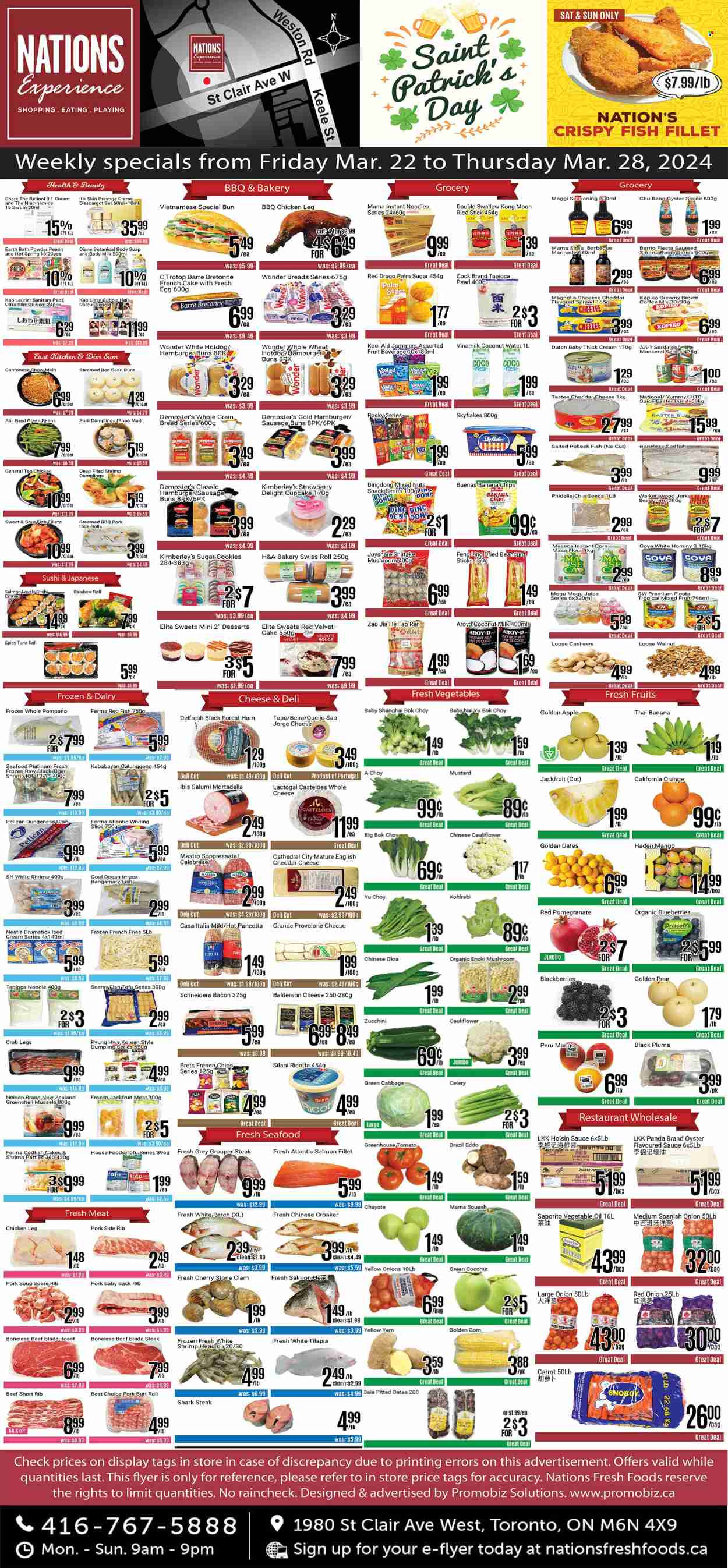 Nations Fresh Foods flyer  - March 22, 2024 - March 28, 2024.