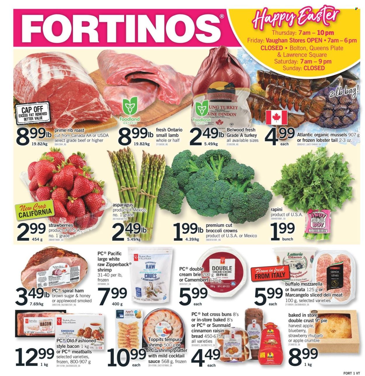 Fortinos flyer  - March 28, 2024 - March 30, 2024.