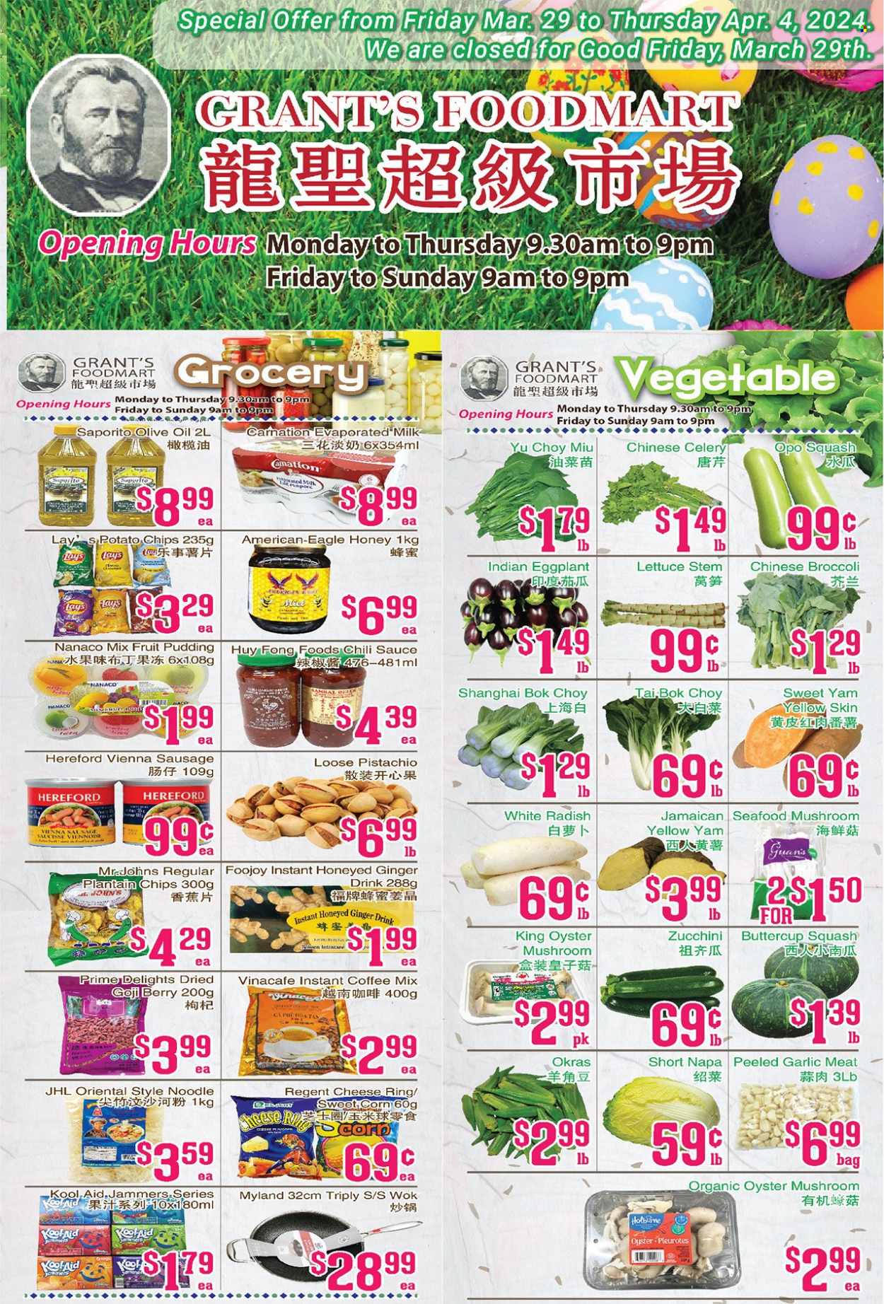 Grant's Foodmart flyer  - March 29, 2024 - April 04, 2024.