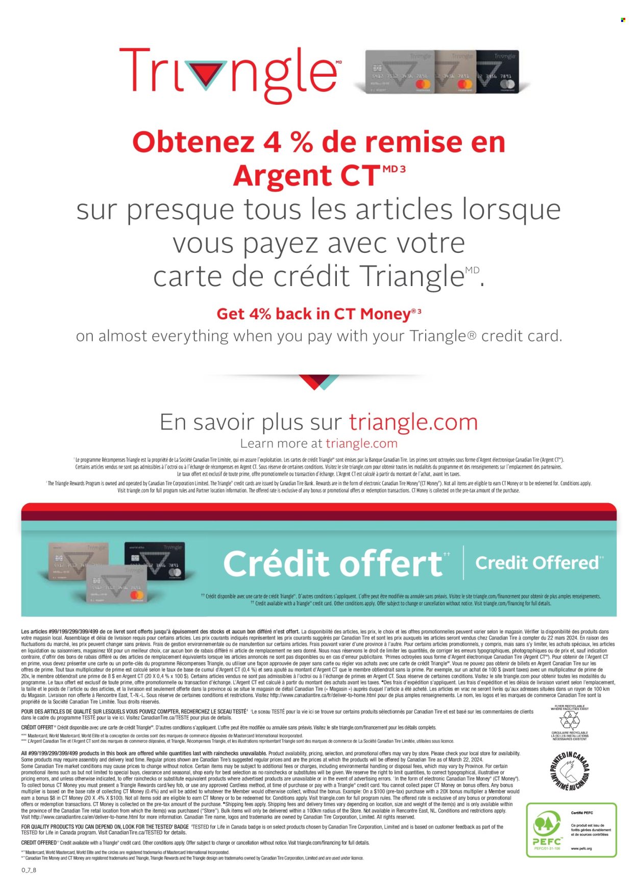 Canadian Tire flyer  - April 11, 2024 - May 01, 2024.