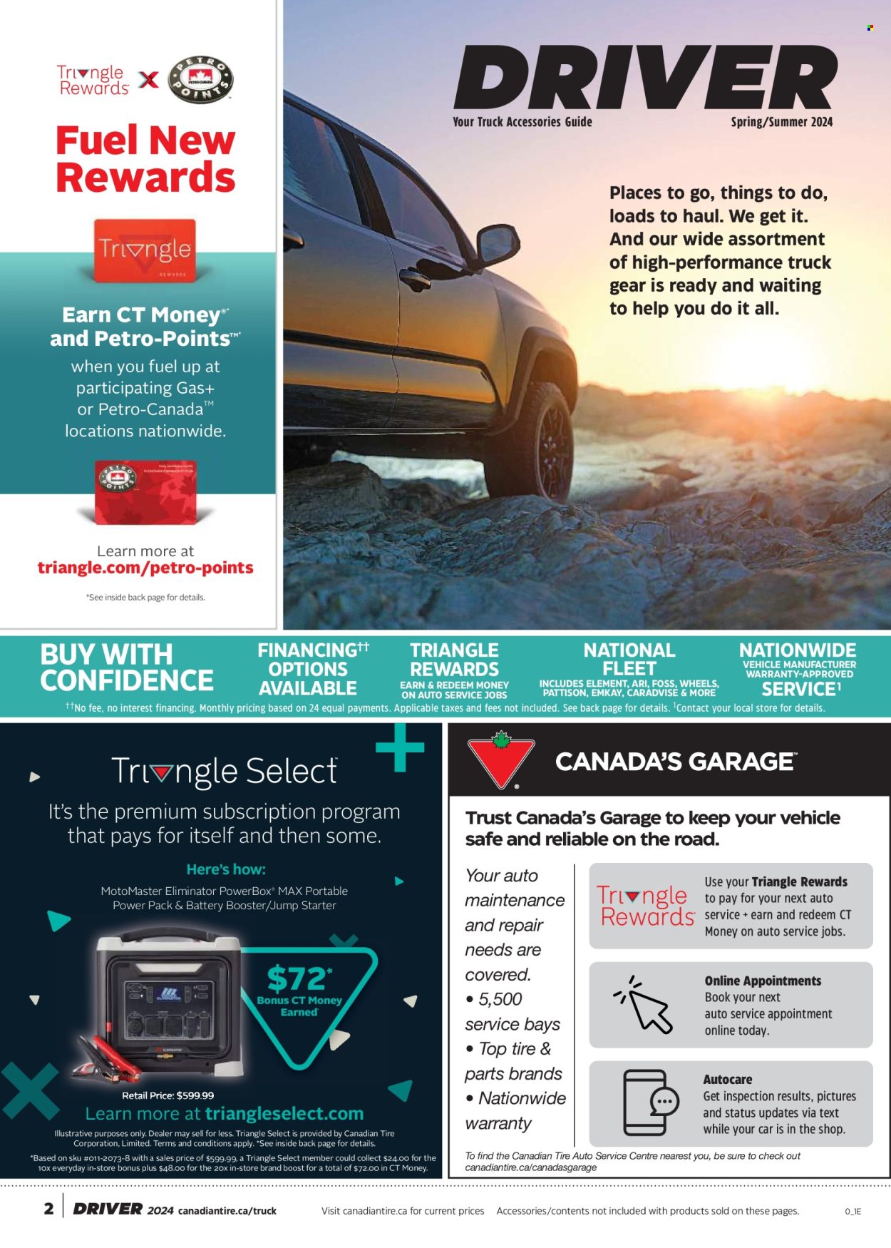 Canadian Tire flyer  - April 12, 2024 - May 02, 2024.
