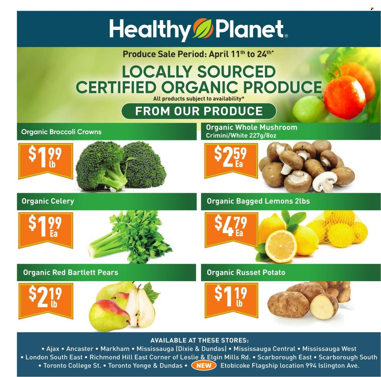 Healthy Planet flyer  - April 11, 2024 - May 08, 2024.