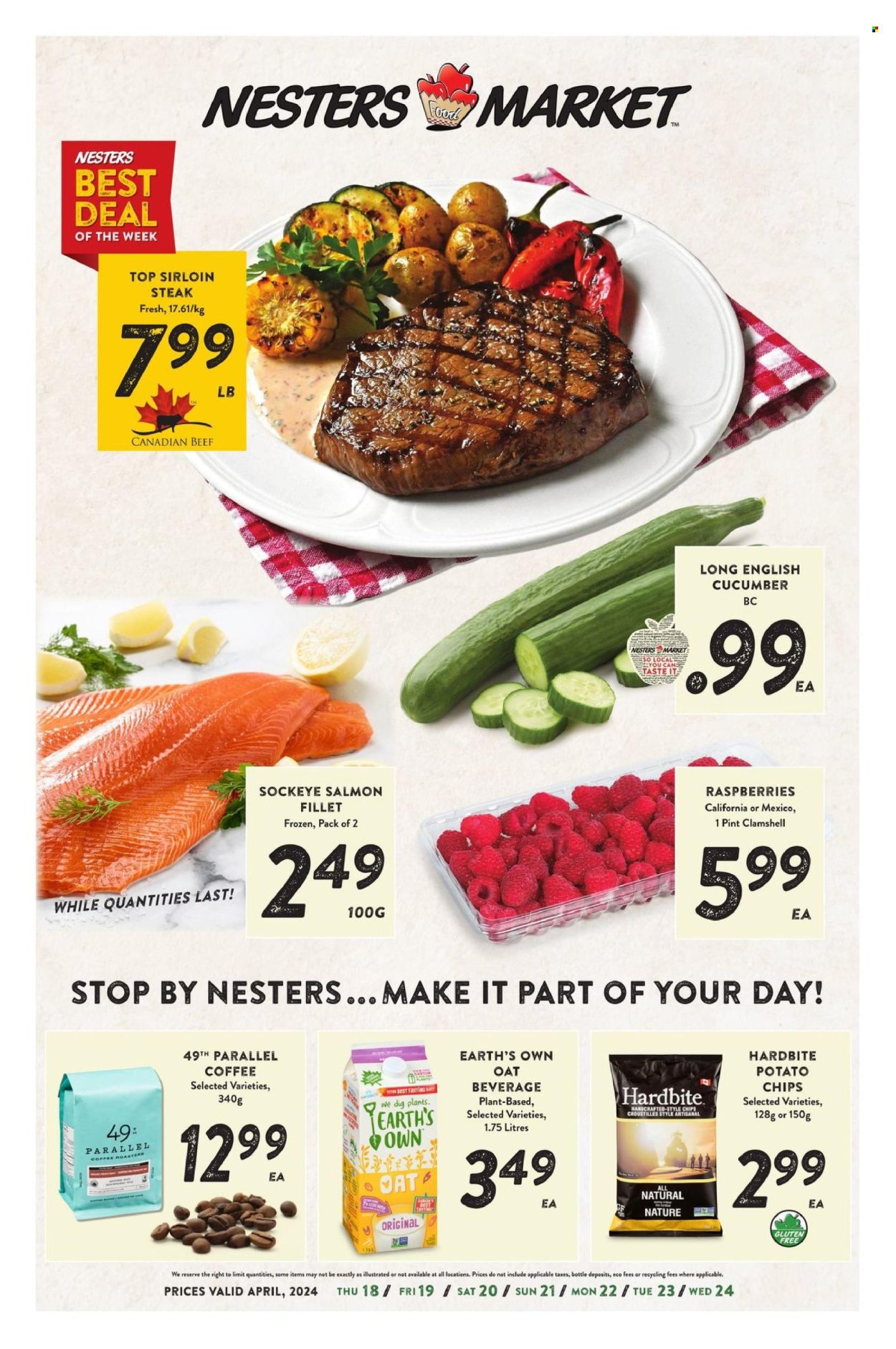 Nesters Food Market flyer  - April 18, 2024 - April 24, 2024.