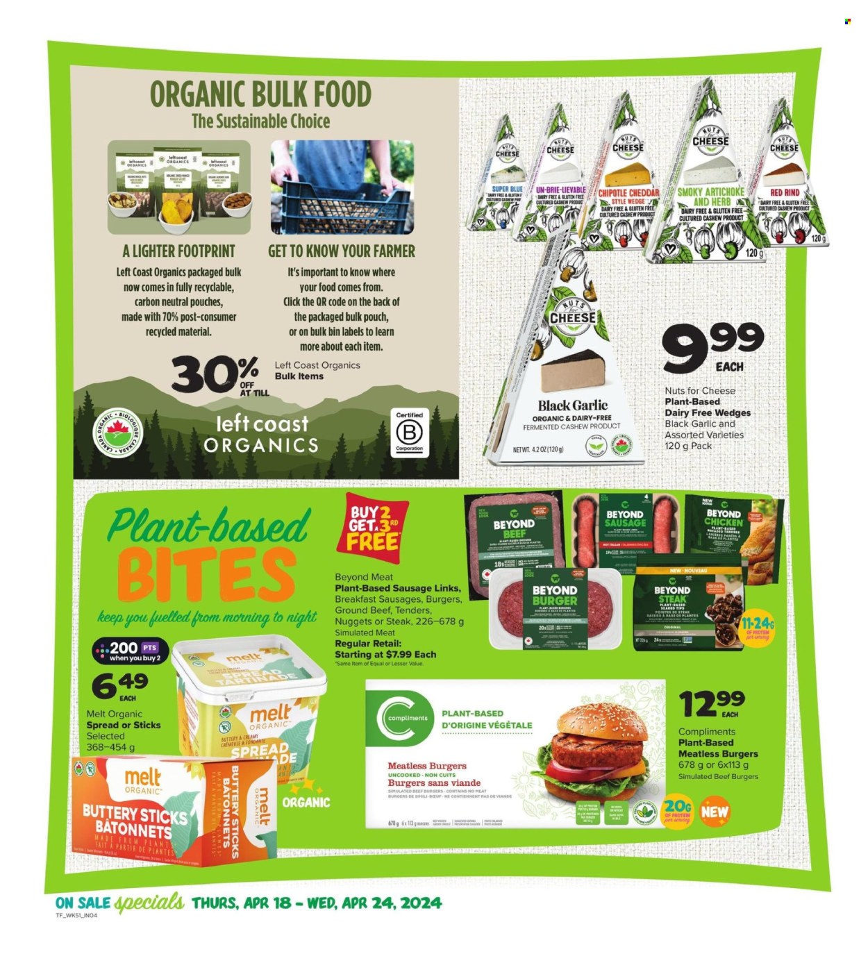 Thrifty Foods flyer  - April 18, 2024 - April 24, 2024.