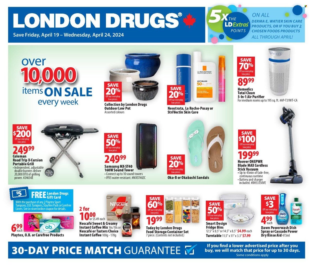 London Drugs flyer  - April 19, 2024 - April 24, 2024.