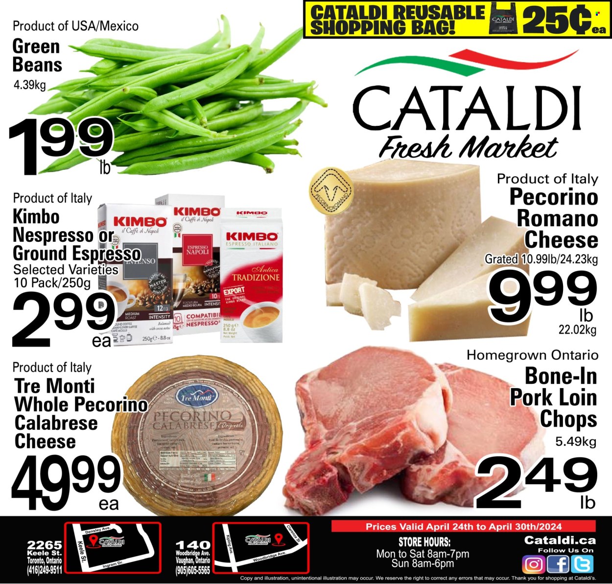 Cataldi Fresh Market flyer  - April 24, 2024 - April 30, 2024.