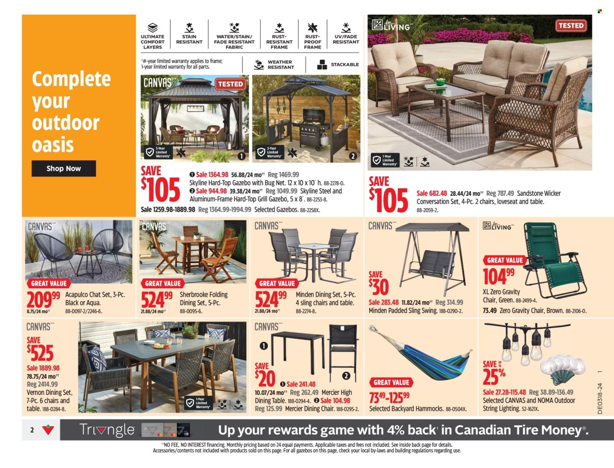 Canadian Tire flyer  - April 26, 2024 - May 02, 2024.