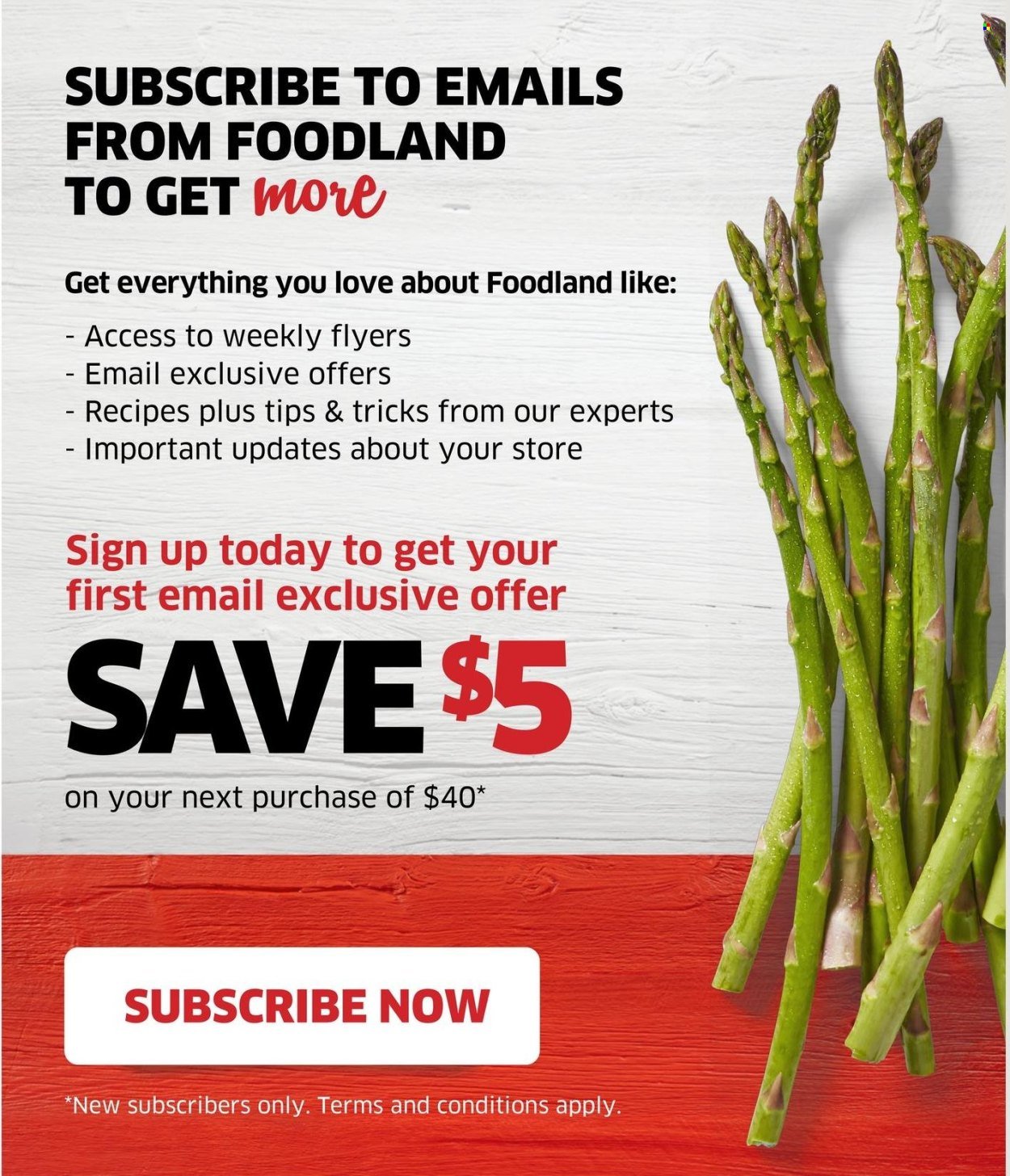Foodland flyer  - April 25, 2024 - May 01, 2024.
