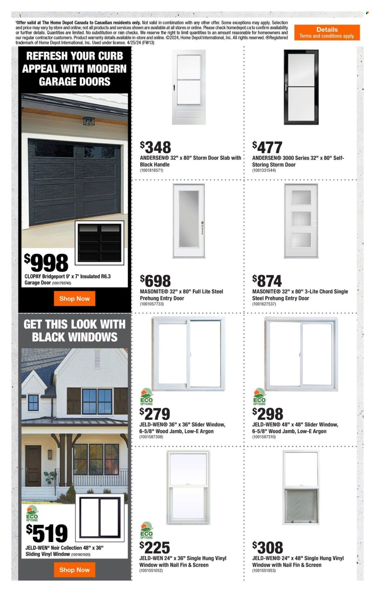 The Home Depot flyer  - April 25, 2024 - May 01, 2024.