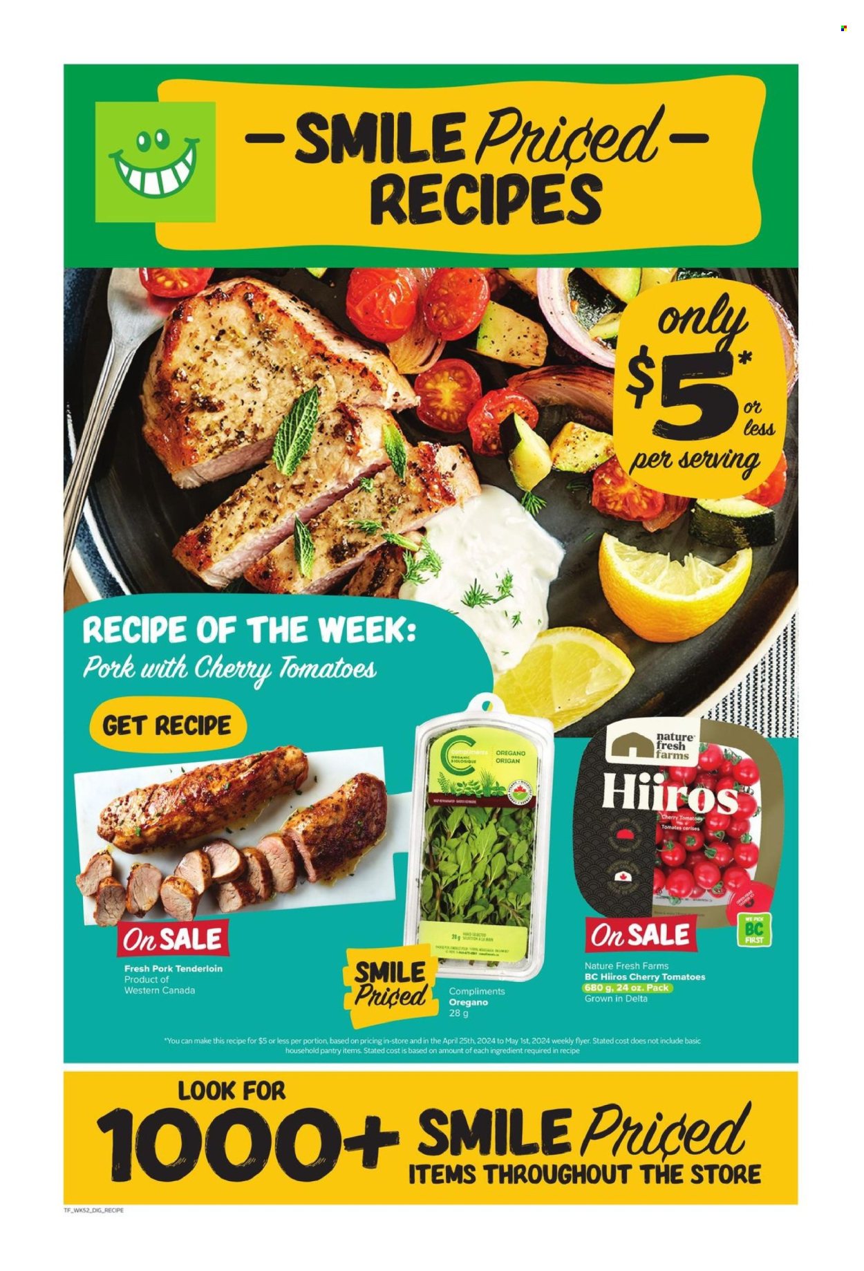 Thrifty Foods flyer  - April 25, 2024 - May 01, 2024.