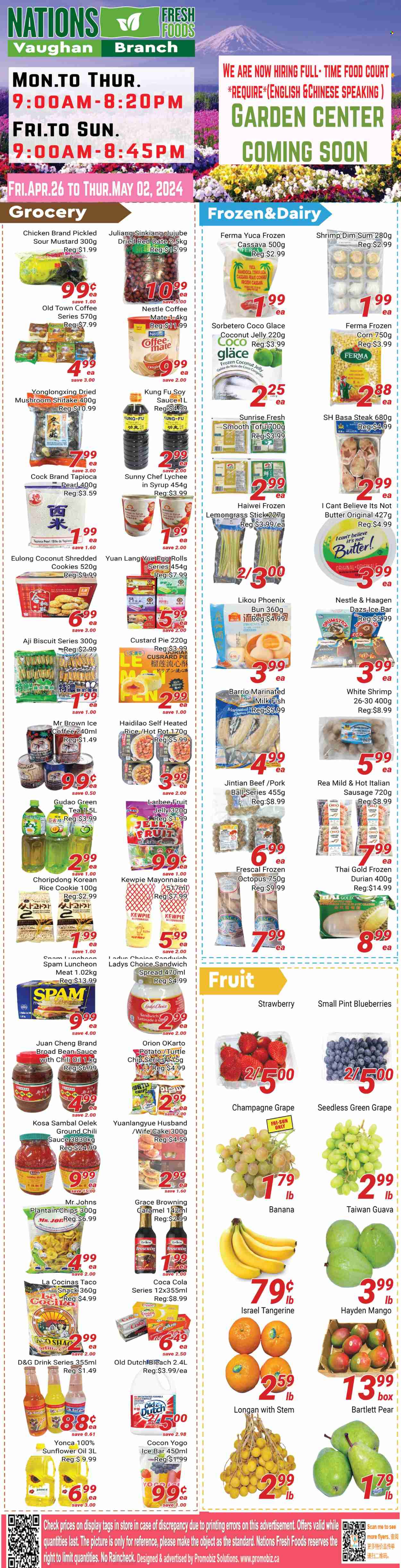 Nations Fresh Foods flyer  - April 26, 2024 - May 02, 2024.