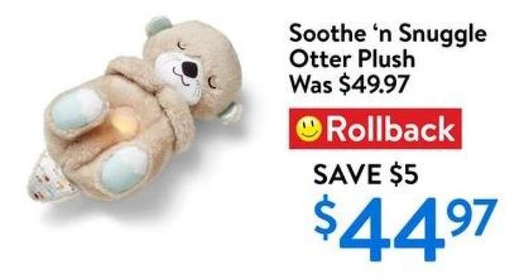 Soothe ‘n Snuggle Otter Plush