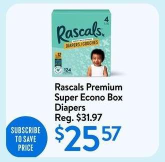 Rascals Premium Super Econo Box Diapers