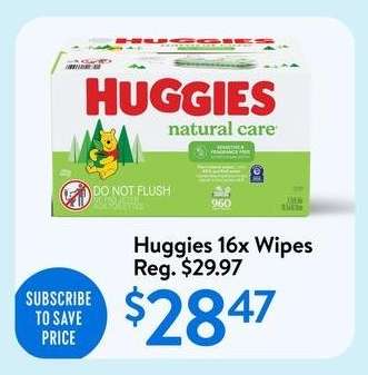 Huggies 16x Wipes
