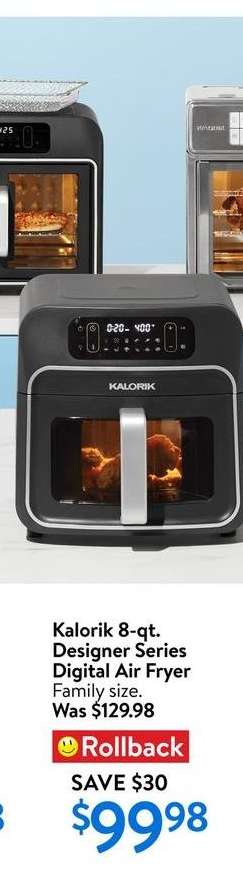 Kalorik 8-qt. Designer Series Digital Air Fryer