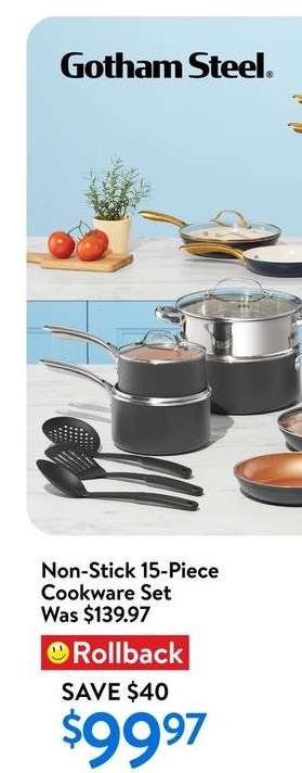 Non-Stick 15-Piece Cookware Set