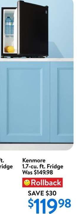 Kenmore 1.7-cu. ft. Fridge