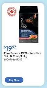 Pure Balance PRO+ Sensitive Skin & Coat, 3.5kg
