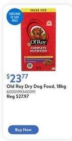 Ol' Roy Dry Dog Food, 18kg