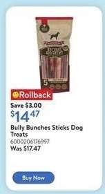 Bully Bunches Sticks Dog Treats