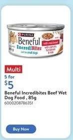 Beneful Incredibites Beef Wet Dog Food, 85g
