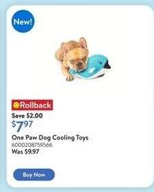 One Paw Dog Cooling Toys