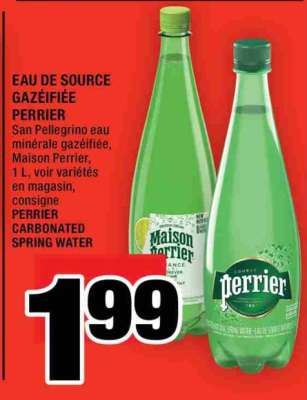 EAU DE SOURCE GAZÉIFIÉE PERRIER