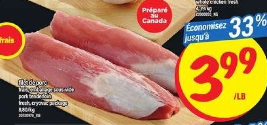 FILET DE PORC
