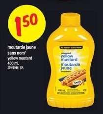 moutarde jaune sans nom