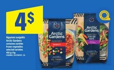 Arctic Gardens légumes surgelés