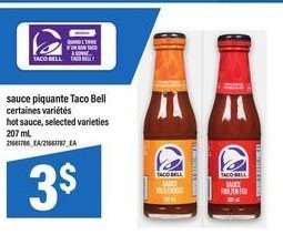 Sauce piquante Taco Bell