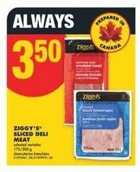 Ziggy's Sliced Deli Meat