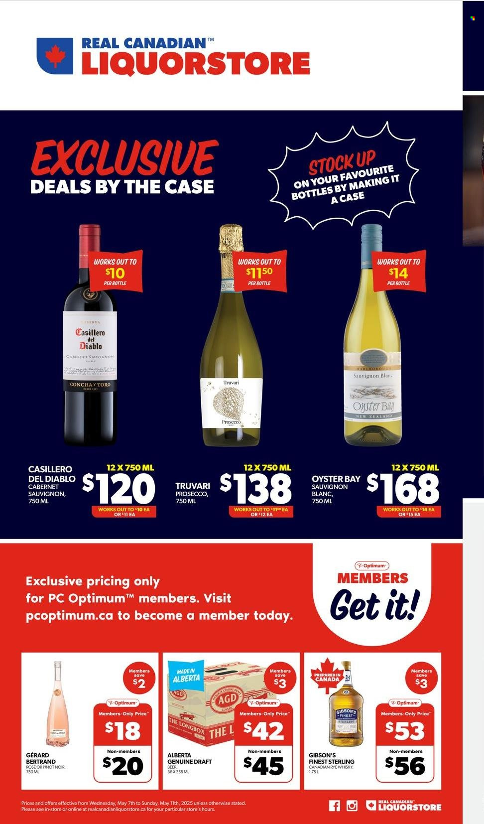Real Canadian Liquorstore flyer  - May 07, 2025 - May 11, 2025.