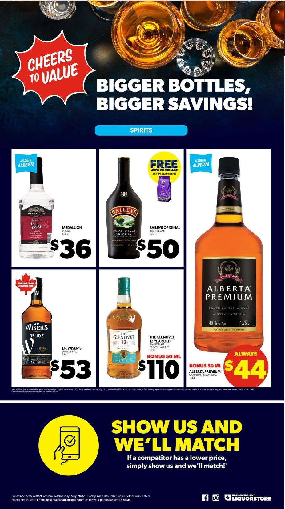 Real Canadian Liquorstore flyer  - May 07, 2025 - May 11, 2025.