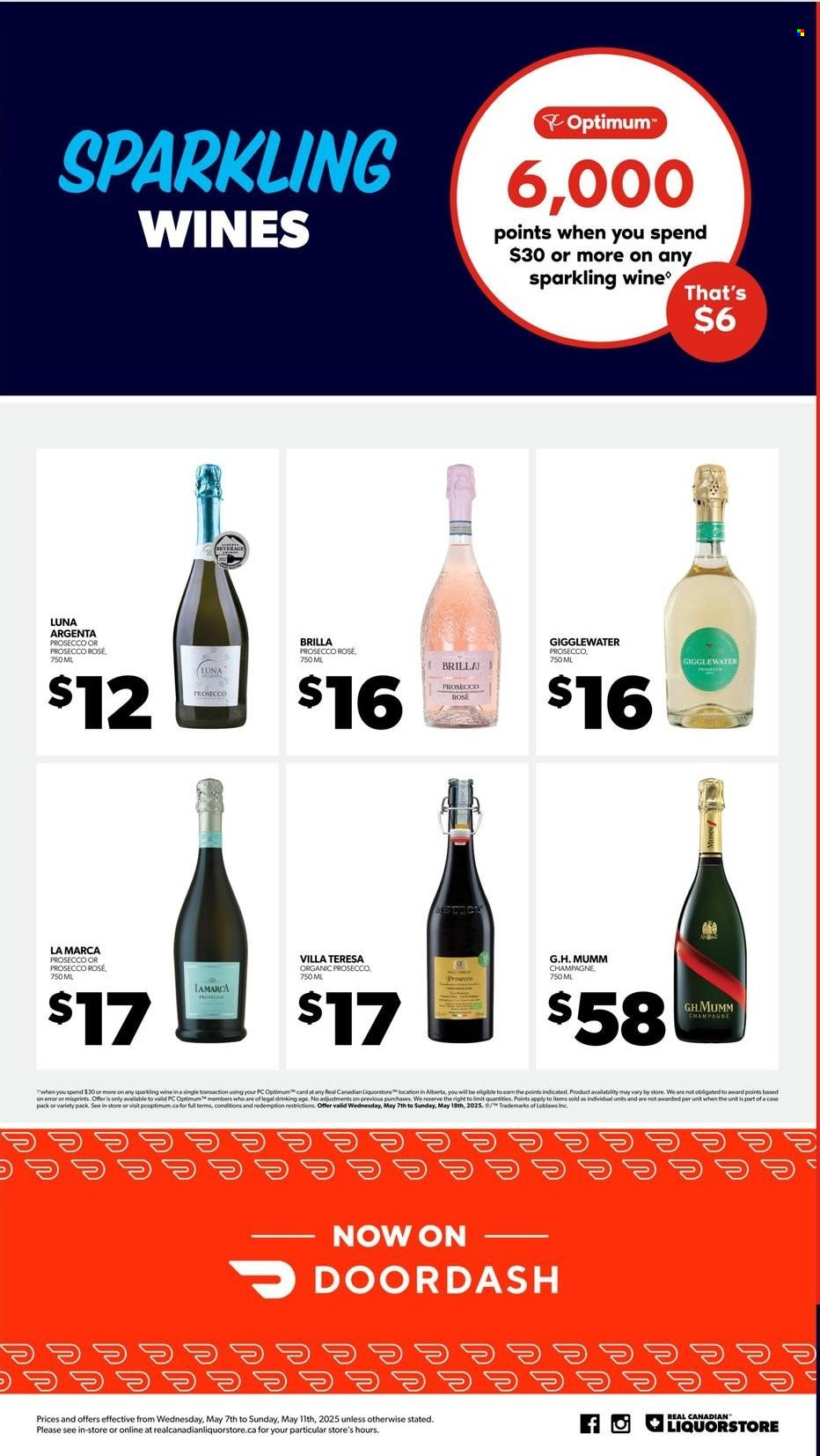 Real Canadian Liquorstore flyer  - May 07, 2025 - May 11, 2025.