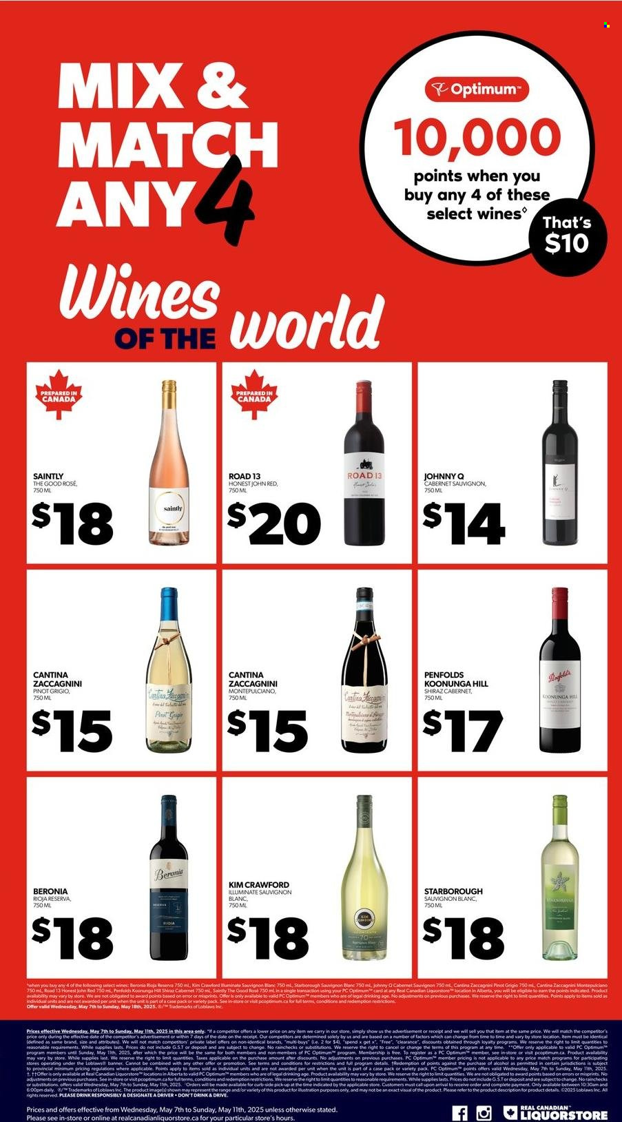 Real Canadian Liquorstore flyer  - May 07, 2025 - May 11, 2025.