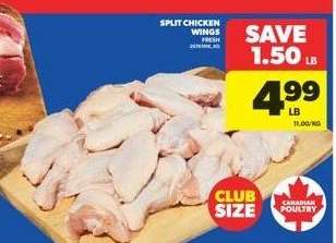 SPLIT CHICKEN WINGS
