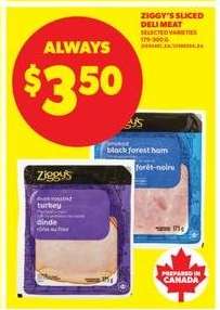 Ziggy's Sliced Deli Meat
