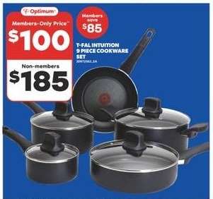 T-FAL Intuition 9 Piece Cookware Set
